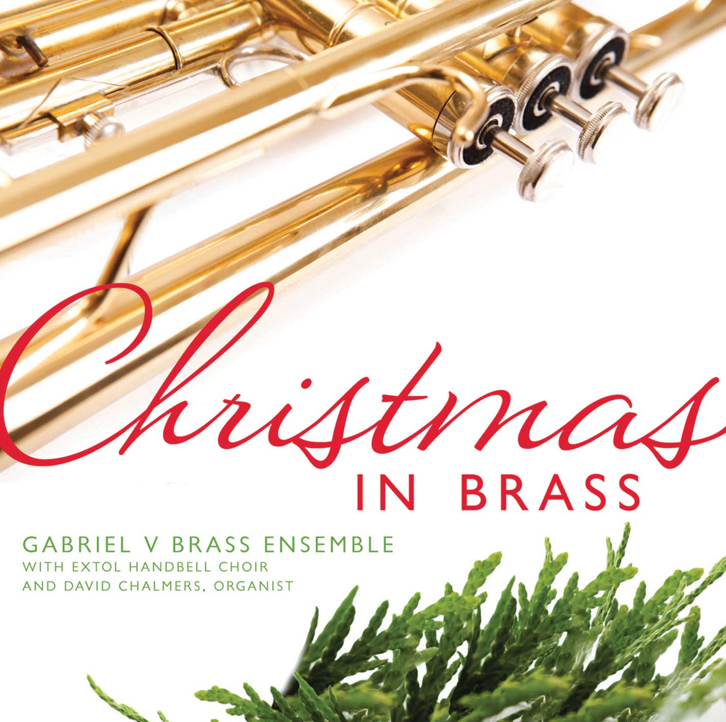 product image of 'Christmas in Brass' Gabriel V Brass Ensemble, Extol Handbell Choir and E.M. Skinner organ recording