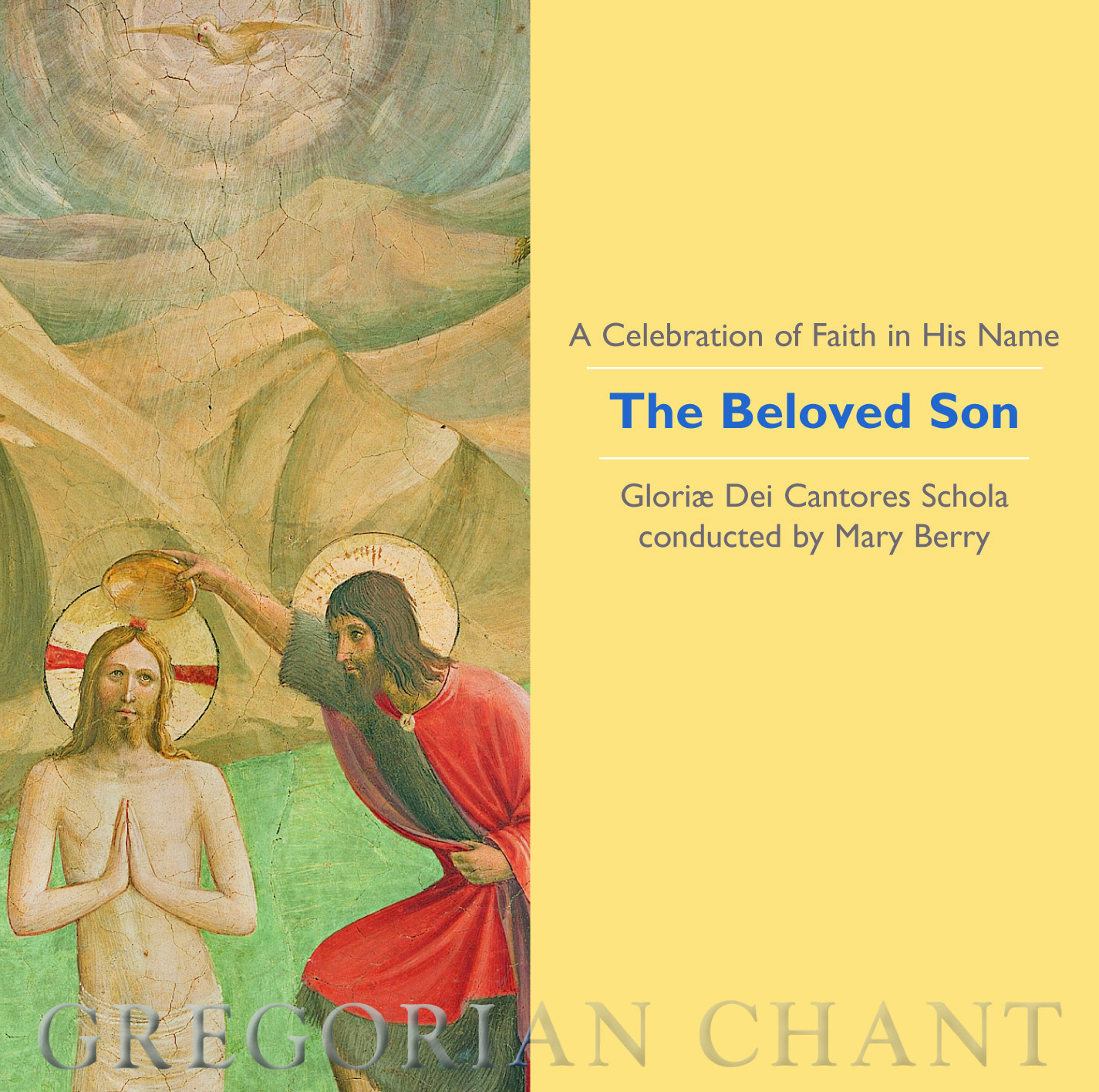 product image of 'The Beloved Son' Gloriae Dei Cantores Schola Gregorian Chant recording